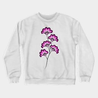 Bouquet of Pink Hibiscus Flowers Crewneck Sweatshirt